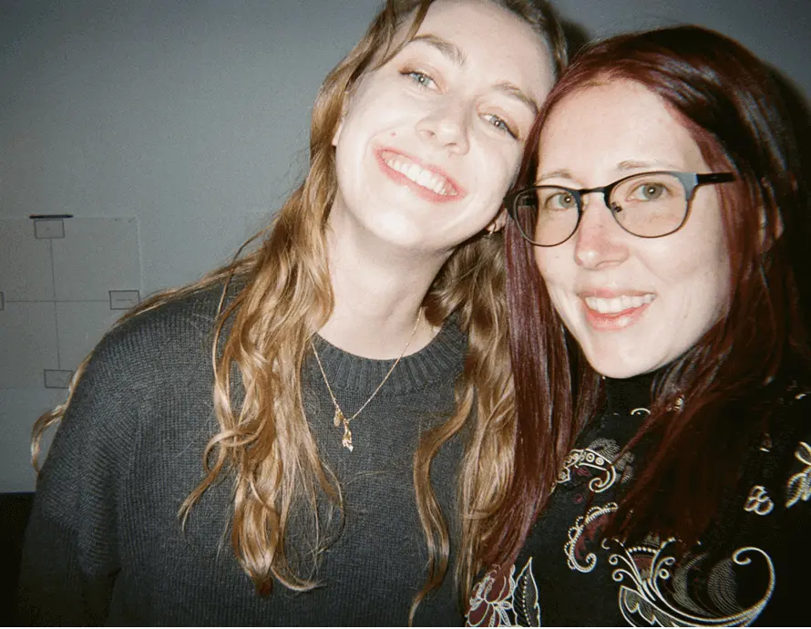 Team members outdoors