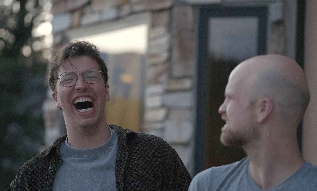 Team members outdoors